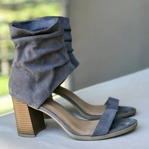 BRASH "Willy" Women's Open Toe Heeled Shoe Fabric